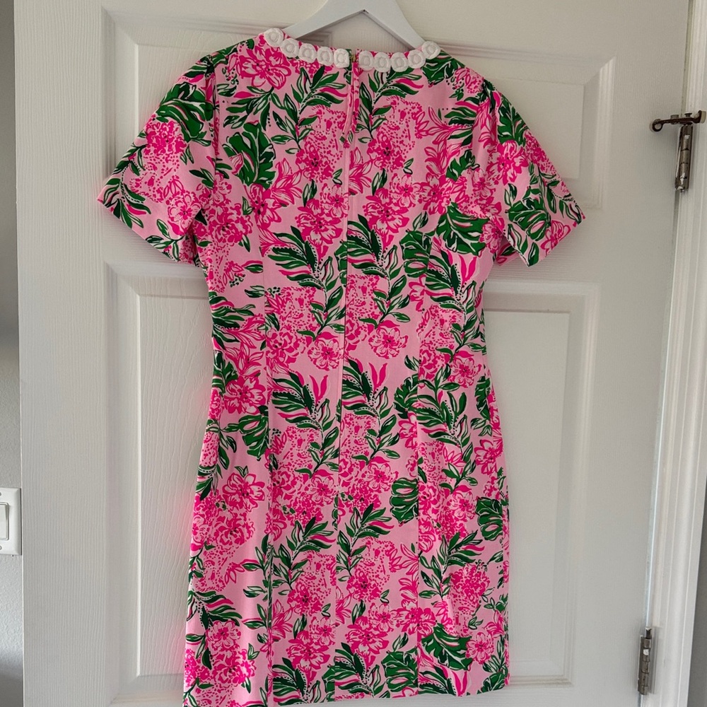 Lilly Pulitzer Pink and Green Floral Dress - Picture 5 of 5